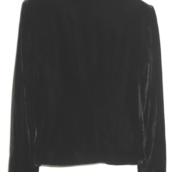 WDNY jacket Silk Rayon BLACK VELVET Floral Lining - Picture 3 of 4